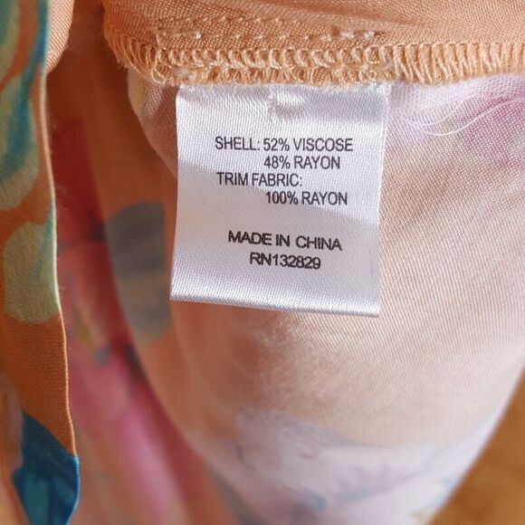 MAJORELLE Womens Shorts Small Orange Pull On Flounce Satin Pockets CONNIE - Picture 6 of 10